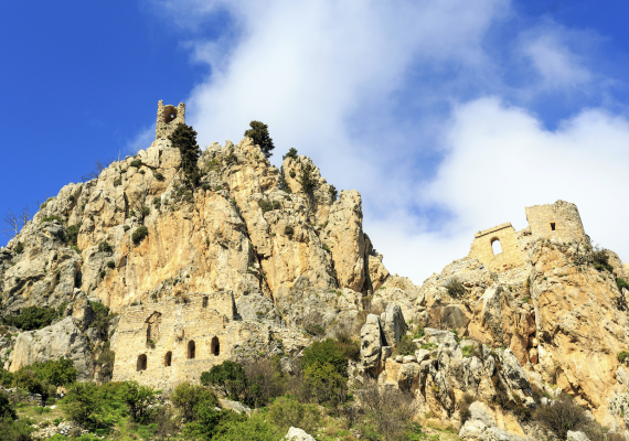  St Hilarion Castle. Kyrenia District, Cyprus.