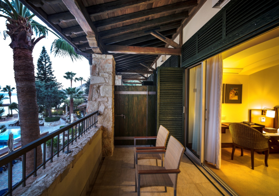 One Bedroom Family suite Sea View balcony view